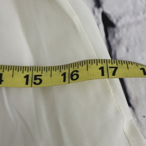 Vintage 50s Half Slip Embroiidered Flowers. Acetate GUC See Pics - Picture 6 of 15